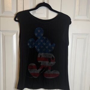 Black Mickey Mouse Tank Top